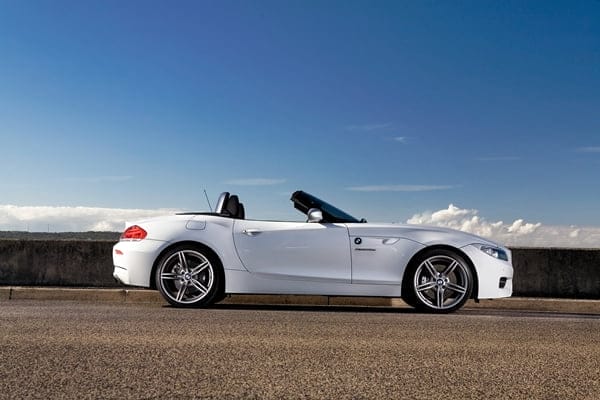2010 BMW Z4 sDrive35is roof down