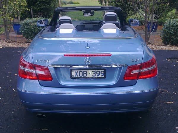 Mercedes Benz E 250 CGI Coupe Cabriolet rear