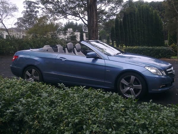 Mercedes Benz E 250 CGI Coupe Cabriolet side