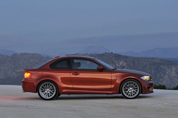 BMW 1 Series M Coupe side view