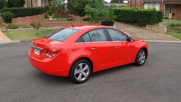 Holden Cruze CDX external rear three quarter Holden Cruze CDX external rear three quarter