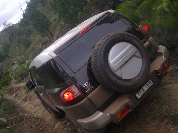 2011 FJ Cruiser rear spare wheel black