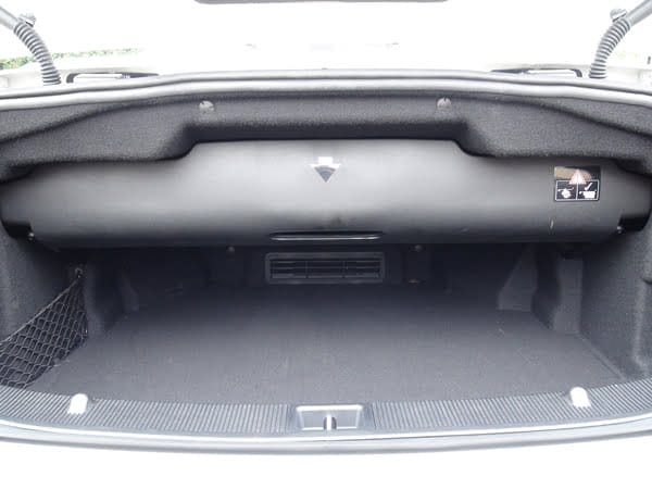 Mercedes Benz E500 Cabriolet Boot Space