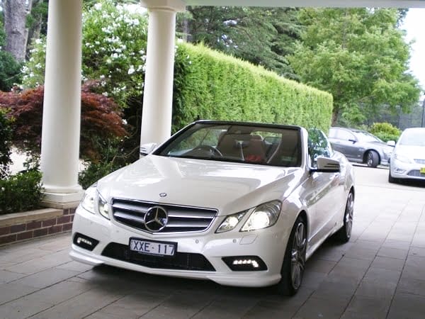 Mercedes Benz E500 Cabriolet external Lillianfels