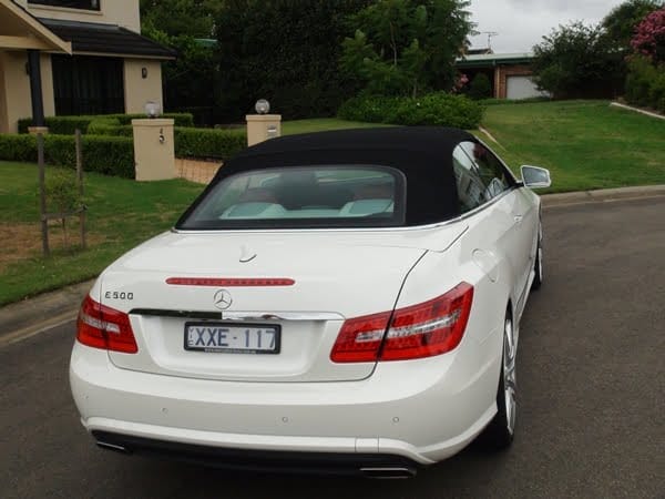 Mercedes Benz E500 Cabriolet rear