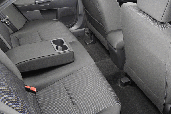 2011 Mitsubishi Lancer SX Sportback rear seats
