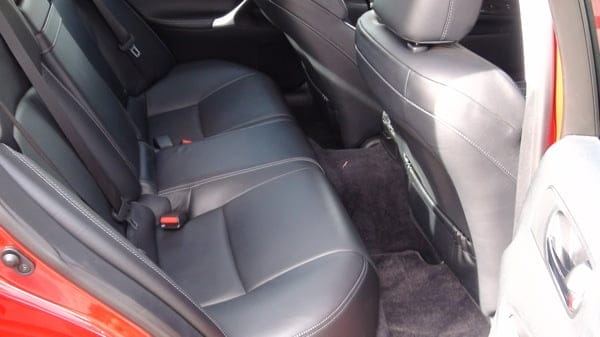 Lexus IS250 Interior Back Seats