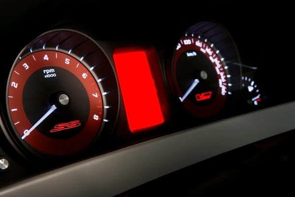 2011 Holden Commodore VE Series II Redline SSV red hot interior IP 2011 Holden Commodore VE Series II Redline SSV red hot interior IP