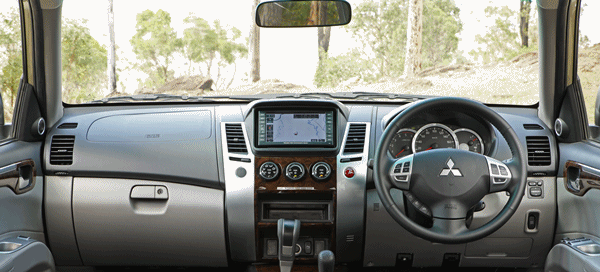 Mitsubishi Triton GLX-R 4WD Dual Cab Ute internal Challenger displayed