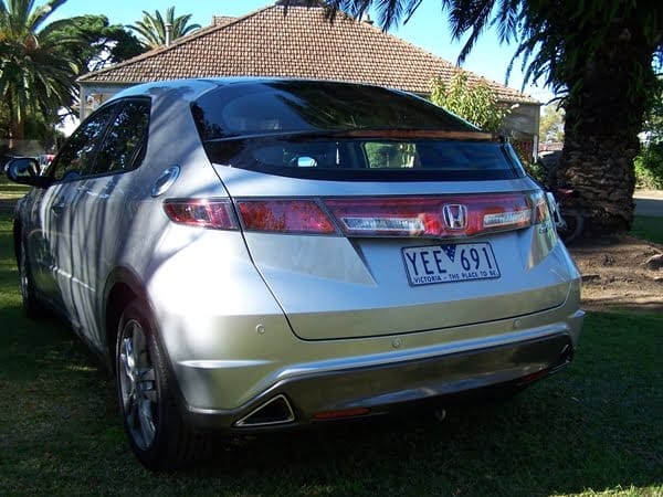 2011 Honda Civic SI Hatch external rear side view