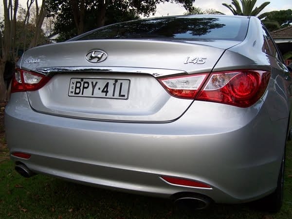 2011 Hyundai i45 Active external rear