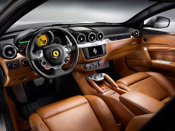 Ferrari FF Sports Car dash view Ferrari FF Sports Car