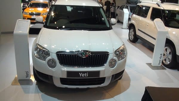 Skoda Yeti at AIMS 2011 front