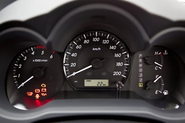 2011 Toyota HiLux WorkMate instruments 2011 Toyota HiLux WorkMate instruments