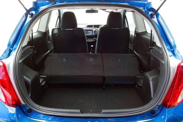 2011 Toyota Yaris cargo space 2011 Toyota Yaris cargo space