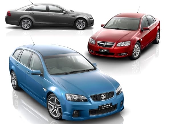 Holden Commodore LPG range 2012