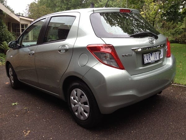 Toyota Yaris YR 2012 rear