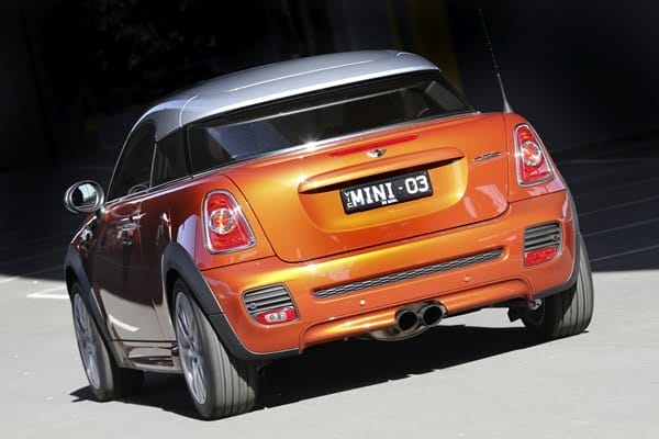 2012 MINI Coupé rear view