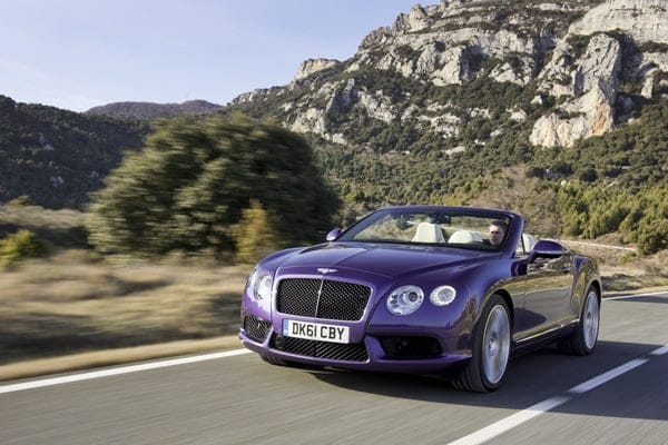 Bentley Continental GTC V8 convertible  left front