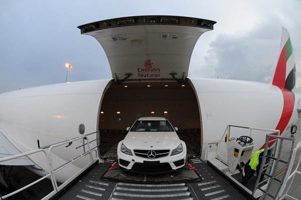 C 63 AMG Coupe Black Series arrives in Sydney 