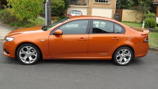 Ford Falcon XR6 2012 side Ford Falcon XR6 2012 side