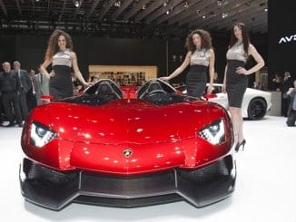 Lamborghini Aventador J at Geneva