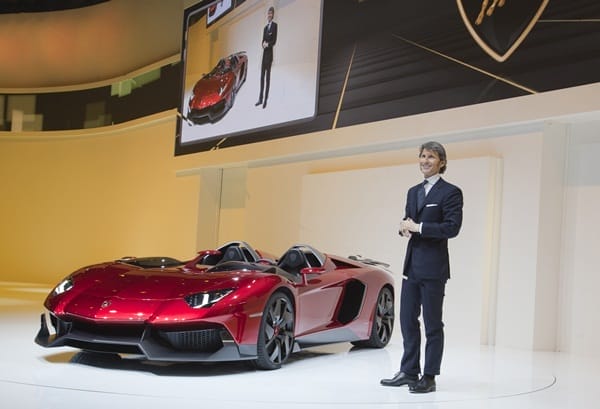 Lamborghini Aventador J at Geneva