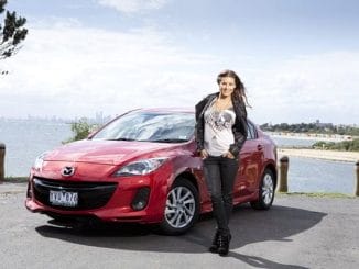 Lauren Phillips and Mazda3 SP20 SKYACTIV Luxury