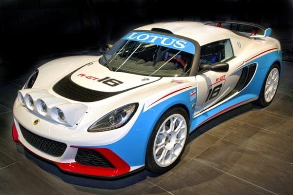 Lotus Exige R-GT rallying in 2012