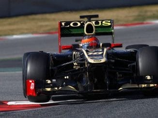 LotusF1 Grosjean BarcelonaTest