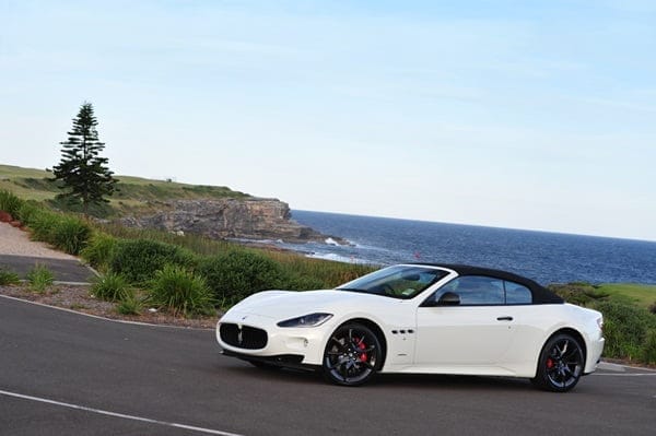 Maserati GranCabrio Sport arrives in Australia roof up