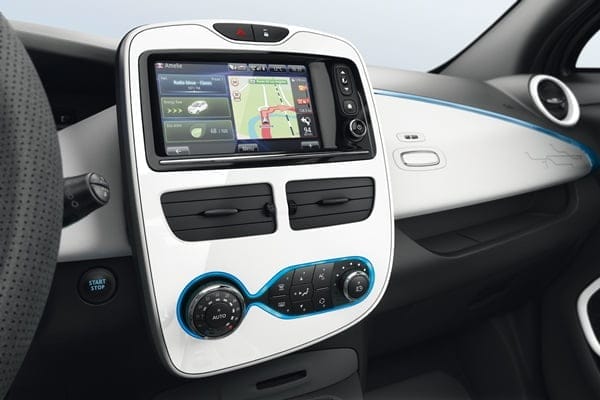 Renault Zoe centre pod -  Zero Emission mobility