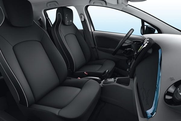 Renault Zoe front seats- Zero Emission mobility Renault Zoe front seats- Zero Emission mobility