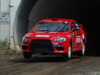 Tom Wilde will be competing in his "back yard" in his Pedders Suspension Mitsubishi Lancer Evo 10
