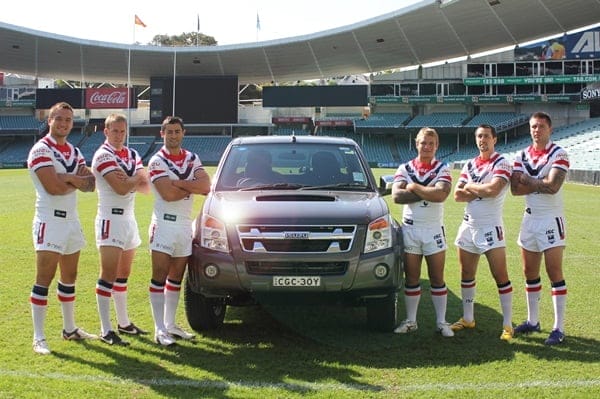 Sydney Roosters Score with Isuzu Ute Sleeve Sponsor 2012