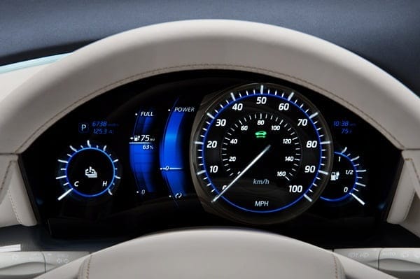 The Infiniti LE Zero Emmission instruments