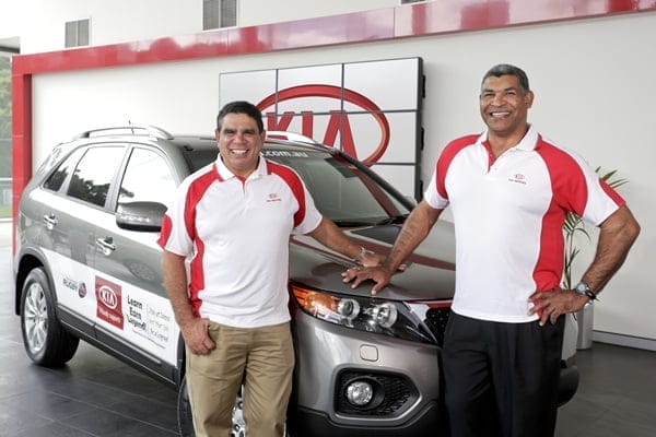 Learn, Earn, Legend! Kia Sorento Platinum Mark Ella and Jim Williams