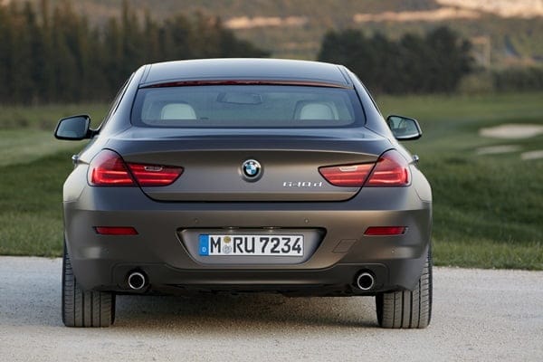 BMW 6 Series Gran Coupe rear