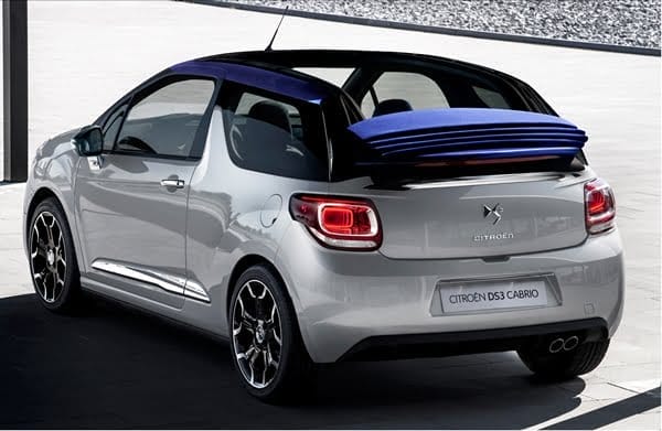 Citroen DS3 Cabrio rear view
