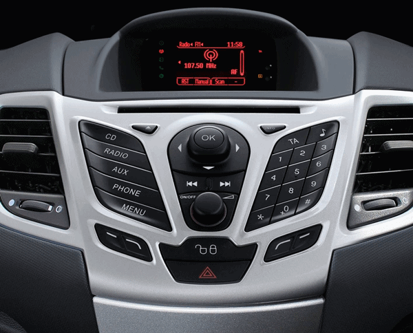 Ford WT Fiesta Zetec interior centre Ford WT Fiesta Zetec interior centre