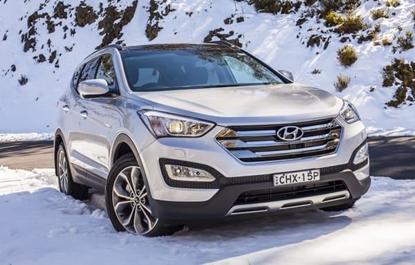 Hyundai Santa Fe Highlander Exterior – 4 snow