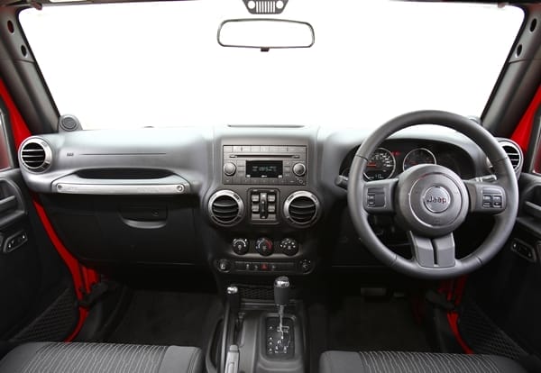 Jeep Wrangler Unlimited interior