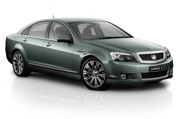 2013 Holden Caprice exterior front ¾ - Prussian Steel