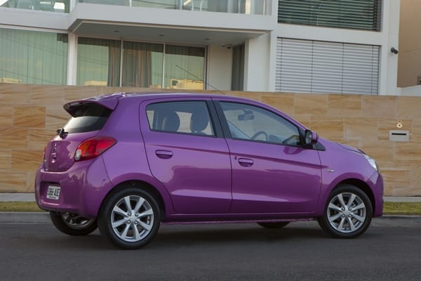 2013 Mitsubishi Mirage LS mulberry 
