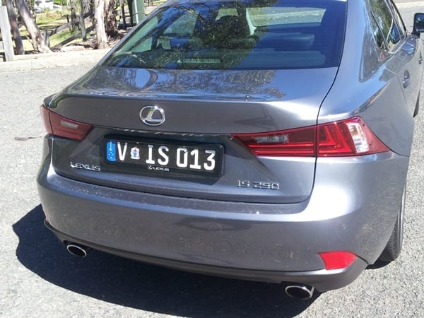 2013 Lexus IS 250 Sport Luxury rear