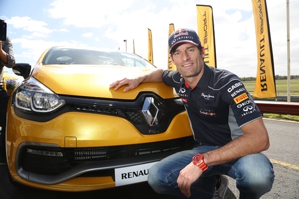 2013 Renault Clio R.S. 200 EDC Mark webber