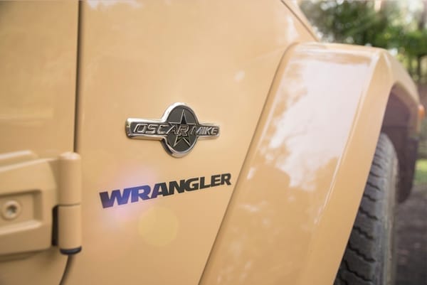 2015 Wrangler Freedom Edition bonnet badge