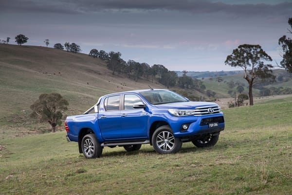 2015 reveal of Toyota HiLux (SR5 double cab pre-production model shown).