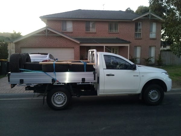 Mitsubishi Triton GLX 2wd single cab load 1