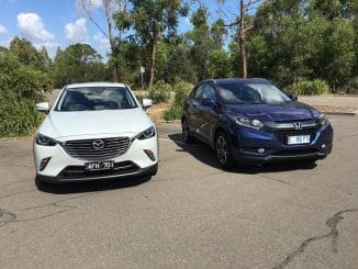 Honda HR-V VTi-L and Mazda CX-3 Akari